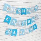 Гирлянда на ленте «Любимая, спасибо за сына», 300 см - Фото 3