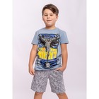 Комплект для мальчика: футболка, шорты, рост 146 см - Фото 2