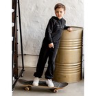 Комплект для мальчика «Пит»: худи, брюки, рост 104 см, цвет чугунный - Фото 2