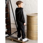 Комплект для мальчика «Пит»: худи, брюки, рост 104 см, цвет чугунный - Фото 4