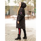 Пальто для девочки «Кэтрин», рост 164 см, цвет чёрный - Фото 4