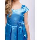 Платье для девочки «Регина», рост 98 см, цвет лазурный - Фото 2