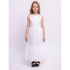 Платье для девочки «Алиса», рост 98 см, цвет белый - фото 108811898