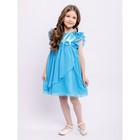 Платье для девочки «Лаура», рост 92 см, цвет небесно-голубой - Фото 6