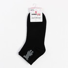 Носки женские "Мишка в клетку" А.Нжвип1301-04, цвет черный, р-р 36-40 - фото 35748709