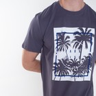 Футболка мужская PARADISE, цвет графит, размер 54 - фото 805555782