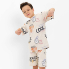 Костюм детский (футболка, шорты) KAFTAN "Graffiti", р.32 (110-116 см) - фото 321390572
