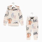 Костюм детский (толстовка, брюки) KAFTAN "Graffiti", р.32 (110-116 см) 9589197 - фото 10526646