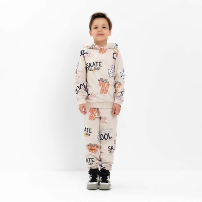 Костюм детский (толстовка и брюки) KAFTAN: Graffiti, размер 36 (134-140 см)