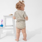 Боди Крошка Я Leo baby, рост 74-80 см, бежевое - Фото 4
