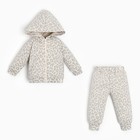 Костюм: толстовка и брюки Крошка Я Leo baby, рост 62-68 см 9502714 - фото 10526839