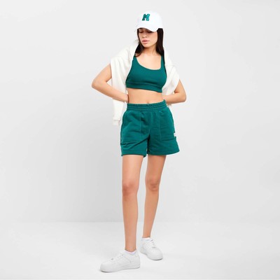 Шорты женские Mist Old School размер 42, зелёные