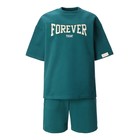 Костюм женский с шортами Mist Old School размер 44, цвет зелёный - Фото 7