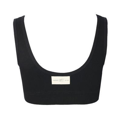 Топ укороченный женский Mist Old School, размер 42, чёрный