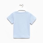 Футболка детская в полоску KAFTAN "Basic line", р.30 (98-104 см), голубой/белый 9589172 - фото 10528114