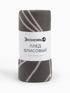 Плед флисовый «Экономь и Я. Орнамент», 150×180 см, плотность 160 г/м², 100% п/э 9608241