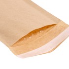 Крафт-конверт с воздушно-пузырьковой плёнкой Mail Lite, 12х21 см, Kraft - Фото 3