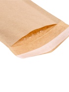 Крафт-конверт с воздушно-пузырьковой плёнкой Calligrata, 12×21 см, бежевый - Фото 4