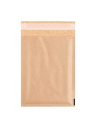 Крафт-конверт с воздушно-пузырьковой плёнкой Calligrata, 15×21 см, бежевый - Фото 2