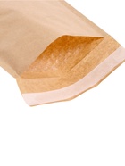 Крафт-конверт с воздушно-пузырьковой плёнкой Calligrata, 15×21 см, бежевый - Фото 5