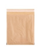 Крафт-конверт с воздушно-пузырьковой плёнкой Calligrata, 22×26 см, бежевый - Фото 2