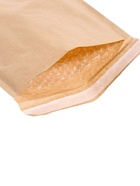 Крафт-конверт с воздушно-пузырьковой плёнкой Calligrata, 22×26 см, бежевый - Фото 4