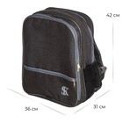 Сумка-холодильник SUPRA SCB-T2501, 25 л, 36х31х42 см, серый - Фото 5