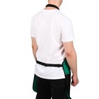 Фартук для инструментов, семь карманов, зелёно-чёрный, Greengo - Фото 2