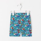 Велосипедки для девочки, цвет голубой, рост 110-116 см - фото 51757636