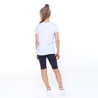 Велосипедки для девочки, цвет тёмно-серый, рост 86-92 см - фото 41457707