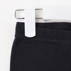 Велосипедки для девочки, цвет тёмно-серый, рост 86-92 см - фото 41457710