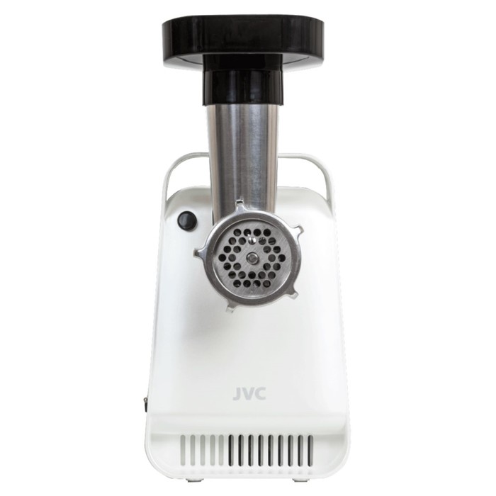 Мясорубка JVC JK-MG123, 2000 Вт, реверс, 2 решётки, бело-чёрная - фото 51924565