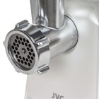 Мясорубка jvc JK-MG123, 2000 Вт, реверс, 2 решётки, белый с чёрным - Фото 3