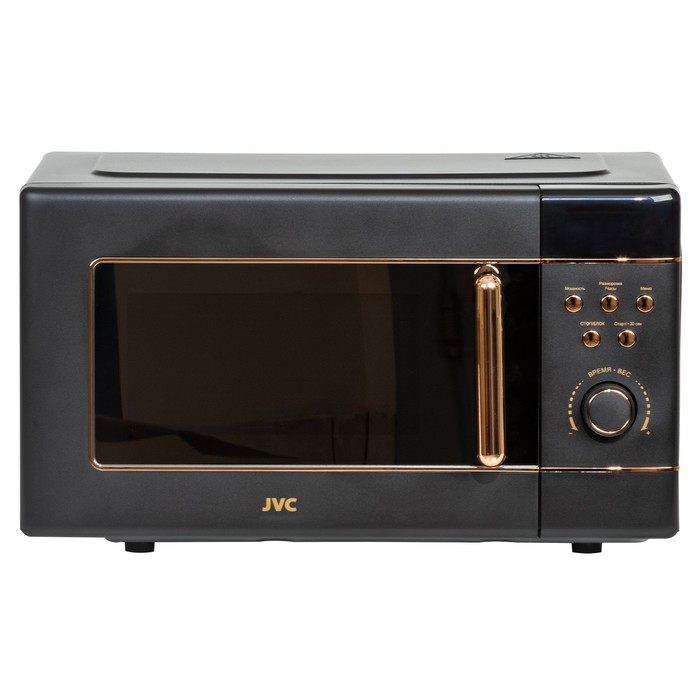 Микроволновая печь jvc JK-MW270D, 700 Вт, 20 л, 5 режимов, 8 программ, чёрный - Фото 1