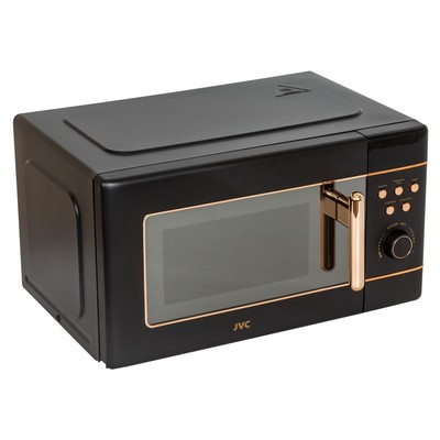 Микроволновая печь JVC JK-MW270D, 700 Вт, 20 л, 5 режимов, 8 программ, чёрная