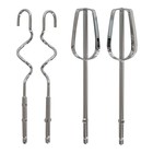 Миксер jvc JK-MX120, ручной, 300 Вт, 5 скоростей, 2 насадки, белый - фото 51339809