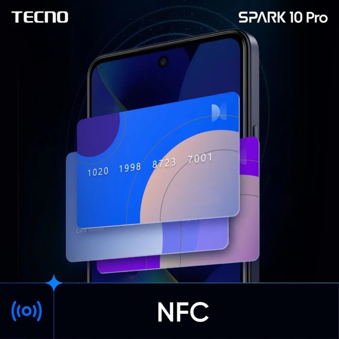 Смартфон Tecno Spark 10 Pro, 6.8", 8 Гб, 128 Гб, 50 Мп, 32 Мп, 2 sim, 5000 мАч, NFC, белый - фото 51327871