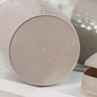 Контейнер для мусора настольный Tule, 1 л, d=11.2 см, h=17.5 см, бежевый - Фото 4