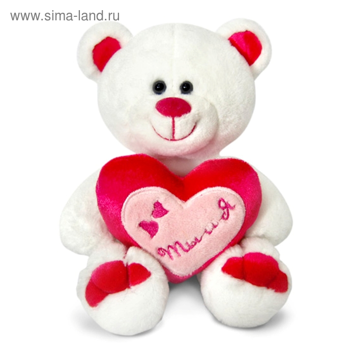 Мягкая игрушка «Медведь Амурчик с сердцем» музыкальная - Фото 1