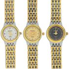 Часы наручные женские Rosra, ремешок серебристо-жёлтый, циферблат d=2 см, микс - Фото 2