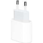 Сетевое зарядное устройство Apple MHJE3ZM/A, USB-C, 20 Вт, 2.2 А, быстрая зарядка, белое - фото 2875142