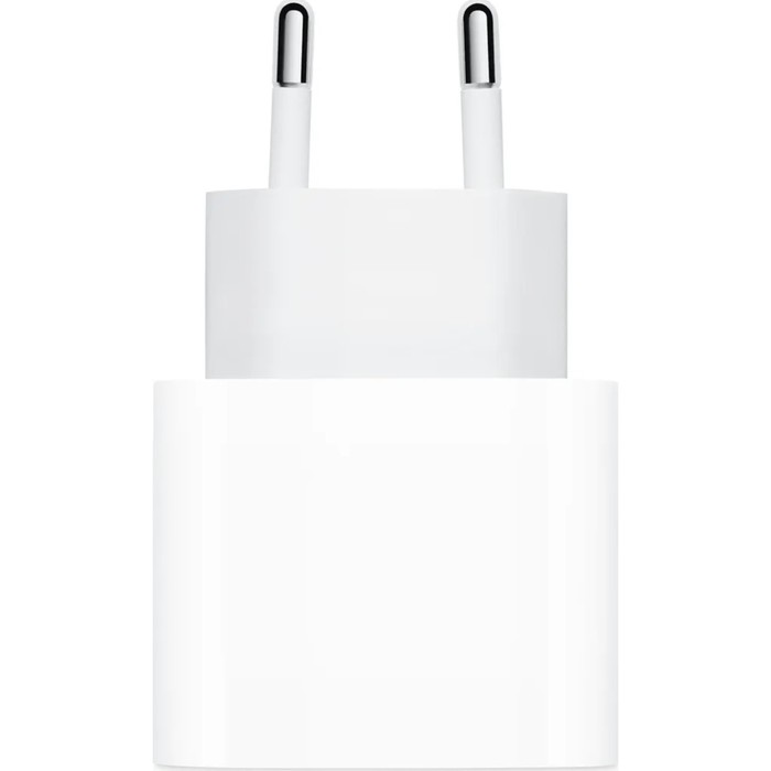 Сетевое зарядное устройство Apple MHJE3ZM/A, USB-C, 20 Вт, 2.2 А, быстрая зарядка, белое - фото 51463558