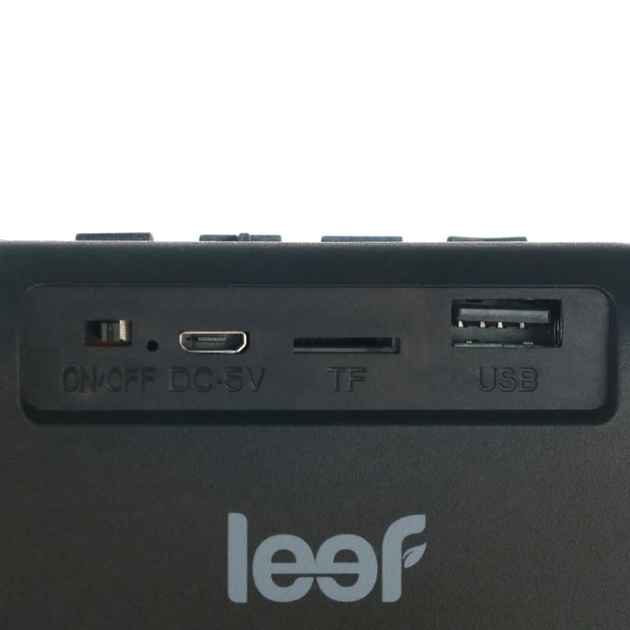 Портативная колонка LEEF MW-SW-B005, 3 Вт, BT 5.0, microSD, USB, FM, 300 мАч, синяя - фото 51327935