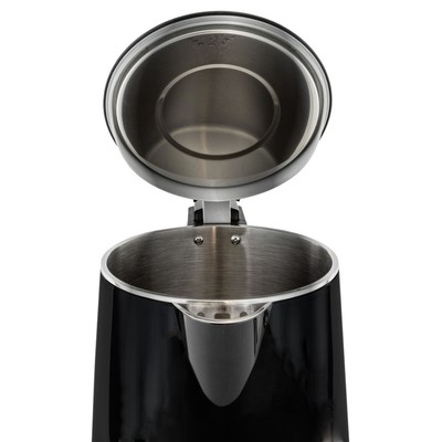 Чайники Pioneer KE577M, металл, 1.5 л, 2000 Вт, чёрный