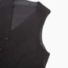 Школьный костюм (жилет/ брюки) для мальчиков, цвет чёрный, рост 168см - Фото 6