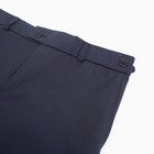 Брюки для мальчиков, цвет тёмно-синий, рост 140-146см - фото 26020959