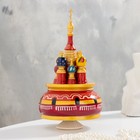 Сувенир музыкальный "Храм", Москва орнамент ручная роспись - фото 4273057