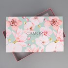 Коробка подарочная, упаковка, «Цветы», 32.5 х 20 х 12.5 см - фото 24369347