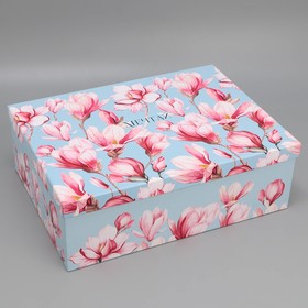 Коробка подарочная «Цветы», 44 х 31 х 15 см