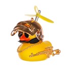 Утка с пропеллером желтая, шлем золотистый - Фото 3